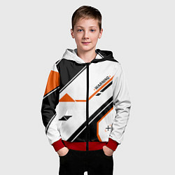 Толстовка на молнии детская CS:GO Asiimov P250 Style, цвет: 3D-красный — фото 2