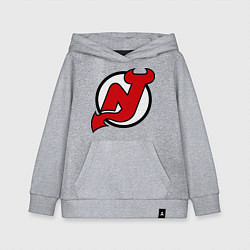 Толстовка детская хлопковая New Jersey Devils, цвет: меланж
