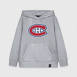 Толстовка детская хлопковая Montreal Canadiens, цвет: меланж