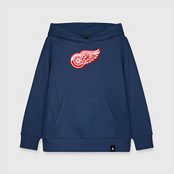 Толстовка детская хлопковая Detroit Red Wings, цвет: тёмно-синий