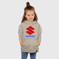 Толстовка детская хлопковая Suzuki цвета миндальный — фото 2