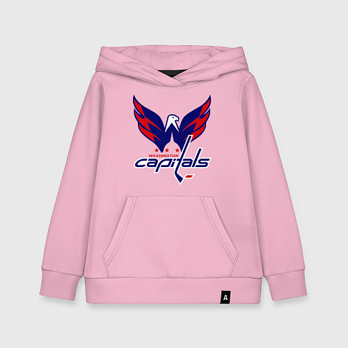 Детская толстовка-худи Washington Capitals: Ovechkin / Светло-розовый – фото 1