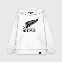 Толстовка детская хлопковая New Zeland: All blacks, цвет: белый
