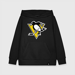 Толстовка детская хлопковая Pittsburgh Penguins, цвет: черный