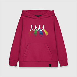 Толстовка детская хлопковая Beatles Color, цвет: маджента