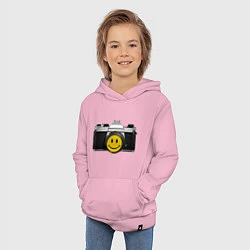 Толстовка детская хлопковая Фото-smile, цвет: светло-розовый — фото 2