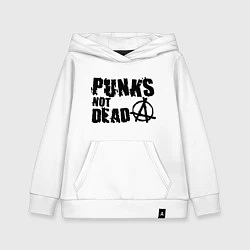 Детская толстовка-худи Punks not dead