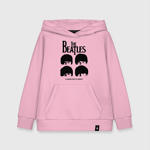 Детская толстовка-худи A Hard Days Night / Светло-розовый – фото 1