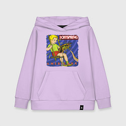 Толстовка детская хлопковая The Offspring: Americana, цвет: лаванда