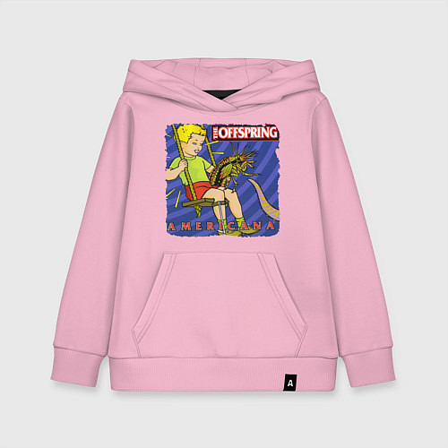 Детская толстовка-худи The Offspring: Americana / Светло-розовый – фото 1