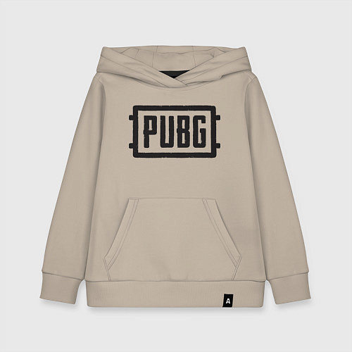 Детская толстовка-худи PUBG / Миндальный – фото 1