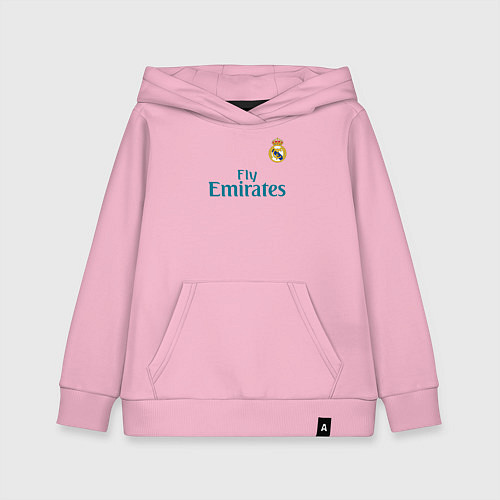 Детская толстовка-худи Real Madrid: Ronaldo 07 / Светло-розовый – фото 1