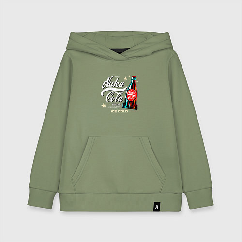 Детская толстовка-худи Nuka-Cola Enjoy / Авокадо – фото 1