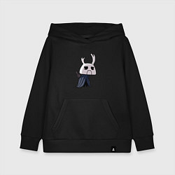 Толстовка детская хлопковая Hollow Knight, цвет: черный