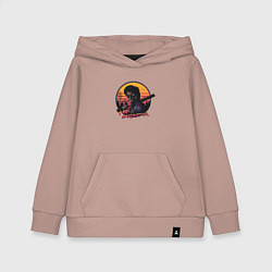 Толстовка детская хлопковая The BabySitter, цвет: пыльно-розовый