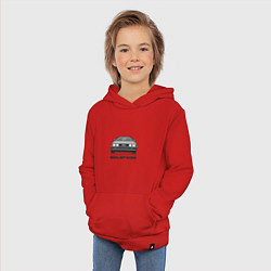 Толстовка детская хлопковая DeLorean, цвет: красный — фото 2