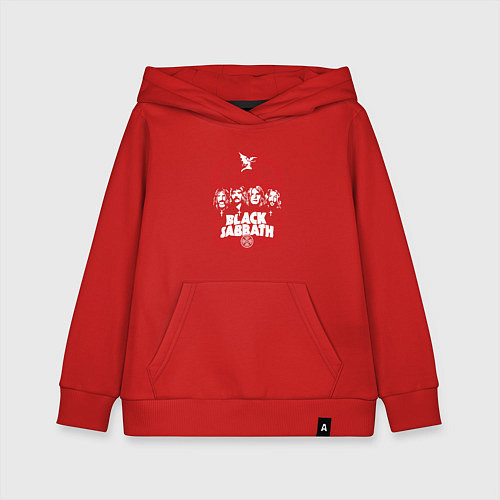 Детская толстовка-худи Black Sabbath Collective / Красный – фото 1