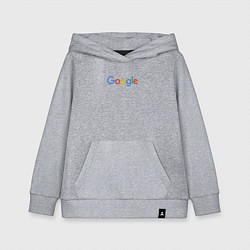 Толстовка детская хлопковая Google, цвет: меланж