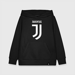 Толстовка детская хлопковая FC Juventus, цвет: черный