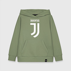 Толстовка детская хлопковая FC Juventus, цвет: авокадо