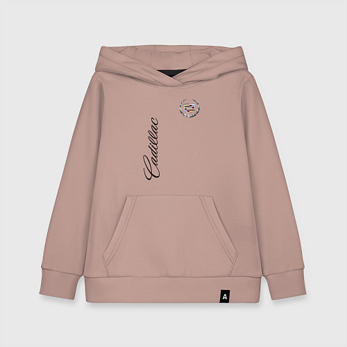 Детская толстовка-худи Cadillac / Пыльно-розовый – фото 1