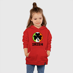 Толстовка детская хлопковая Irish - цвет флага, цвет: красный — фото 2