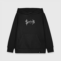 Толстовка детская хлопковая Scarlxrd, цвет: черный