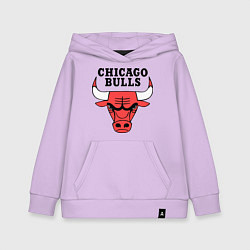 Толстовка детская хлопковая Chicago Bulls, цвет: лаванда