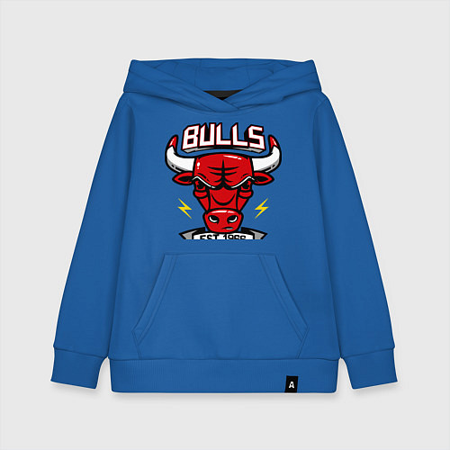 Детская толстовка-худи Chicago Bulls est. 1966 / Синий – фото 1