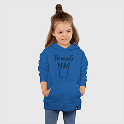 Толстовка детская хлопковая PrincesS picture, цвет: синий — фото 2
