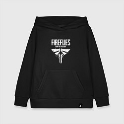 Толстовка детская хлопковая Fireflies: Look for the Light, цвет: черный
