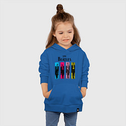 Толстовка детская хлопковая Walking Beatles, цвет: синий — фото 2