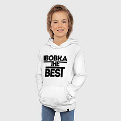 Толстовка детская хлопковая Вовка the best, цвет: белый — фото 2