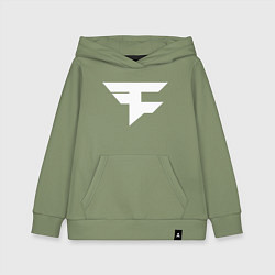 Толстовка детская хлопковая FAZE Symbol, цвет: авокадо