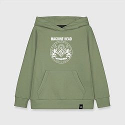 Толстовка детская хлопковая Machine Head MCMXCII, цвет: авокадо