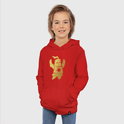 Толстовка детская хлопковая Praise the Sun!, цвет: красный — фото 2