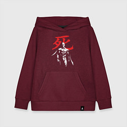 Толстовка детская хлопковая Saitama Hero, цвет: меланж-бордовый