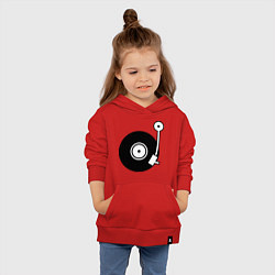 Толстовка детская хлопковая Vinyl Mix, цвет: красный — фото 2