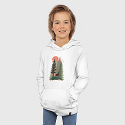 Толстовка детская хлопковая Forest Adventure, цвет: белый — фото 2
