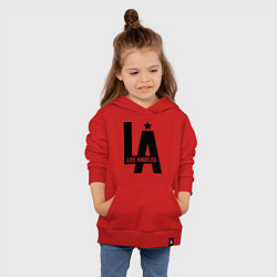 Толстовка детская хлопковая Los Angeles Star, цвет: красный — фото 2