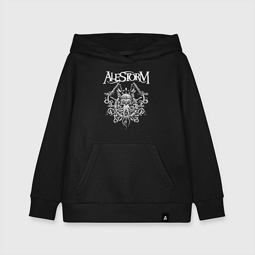 Детская толстовка-худи Alestorm: Pirate Bay / Черный – фото 1