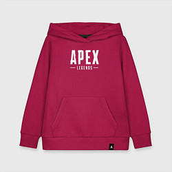 Толстовка детская хлопковая Apex Legends, цвет: маджента