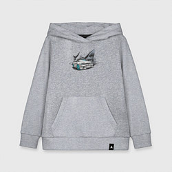 Толстовка детская хлопковая Toyota Chaser 100, цвет: меланж