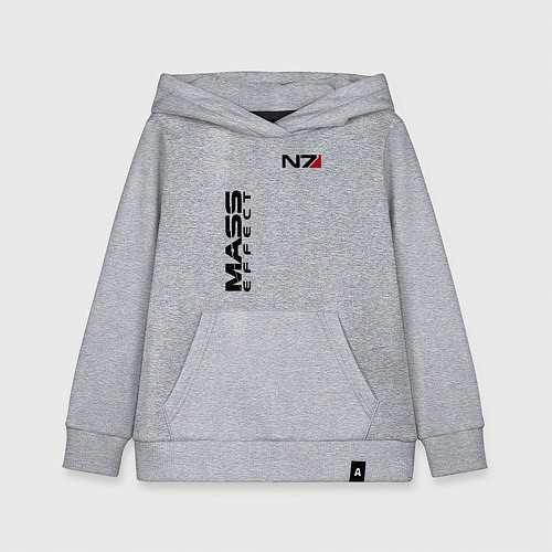 Детская толстовка-худи MASS EFFECT N7 / Меланж – фото 1