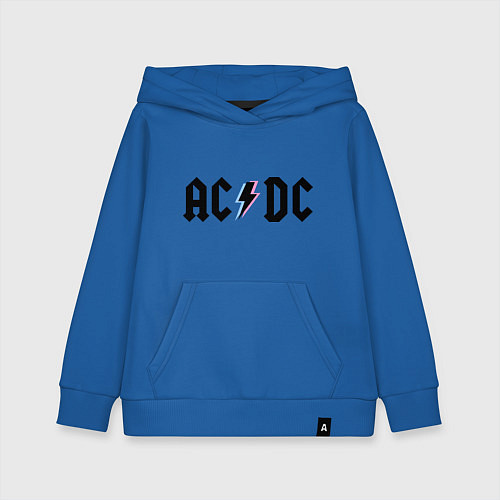 Детская толстовка-худи AC/DC / Синий – фото 1