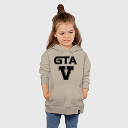 Толстовка детская хлопковая GTA 5, цвет: миндальный — фото 2