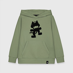 Толстовка детская хлопковая MONSTERCAT, цвет: авокадо