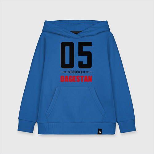 Детская толстовка-худи 05 Dagestan / Синий – фото 1