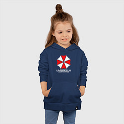 Толстовка детская хлопковая UMBRELLA CORP, цвет: тёмно-синий — фото 2