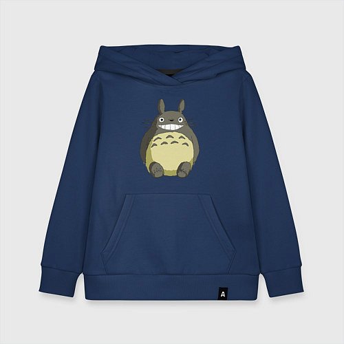 Детская толстовка-худи Тоторо / Тёмно-синий – фото 1